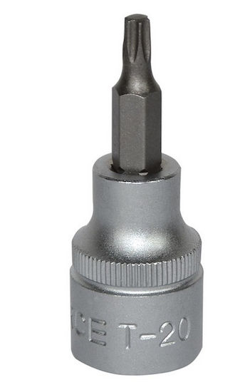 Force Allen Torx 3/8 socket Walnut with Torx Head and Socket 3/8'' T15x50mm