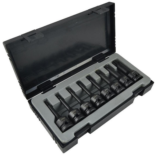 JBM Комплект ударни торкс ключове 1/2" T40 Din Jbm