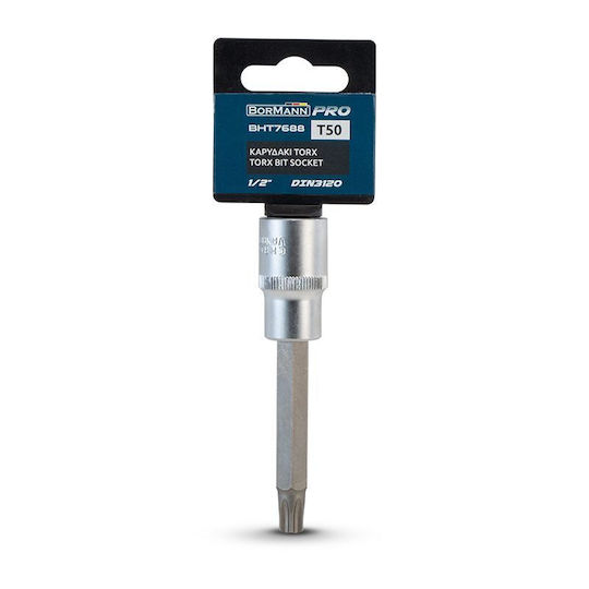 Bormann Pro Walnut with Torx Head and Socket 1/2'' Size T50 1pcs