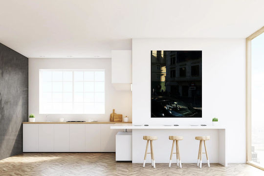 Painting Shadowy Urban Scene Car Shadowy Urban Scene Car 40x65