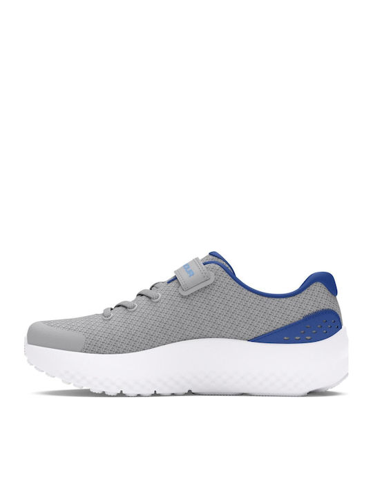 Bps Surge 4 Ac Kids Sports Shoes Running with Hoop & Loop Closure Gray