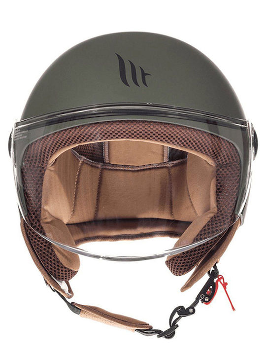 MT Street S Military Mat Motorcycle Helmet Jet ECE 22.06 / DOT 950gr