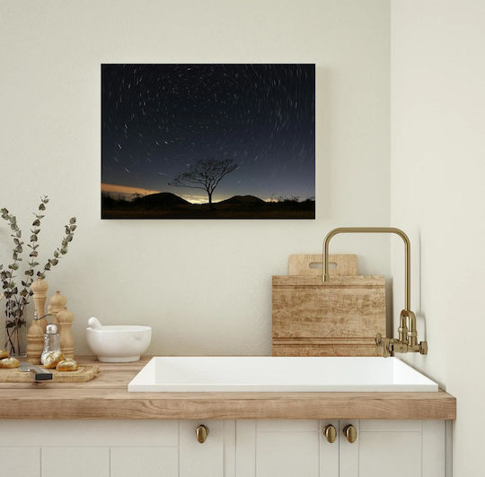 Painting Lone Tree Under Swirling Stars Lonely Tree Under Swirling Stars 150x100
