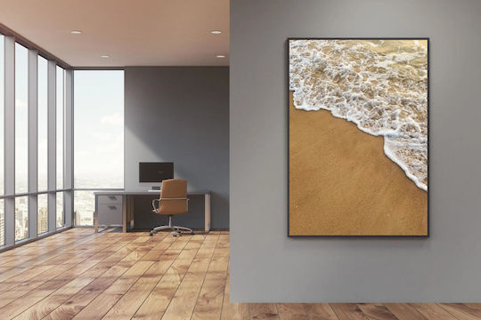 Painting Ocean Waves On Sandy Beach Waves Of Ocean On Sandy Beach 40x50