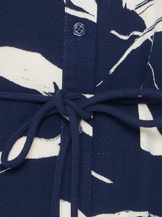 Καλοκαιρινό Mini Βραδινό Φόρεμα Navy Blazer