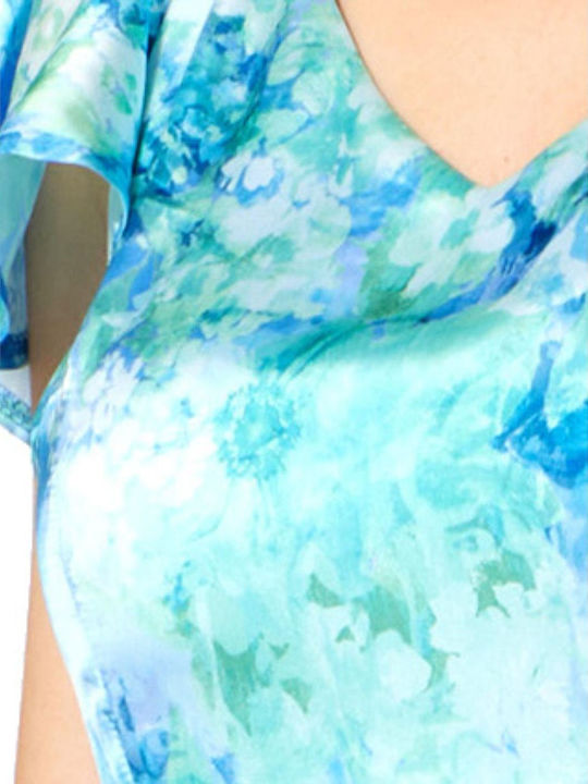 Maxi Damenkleid Hellblau
