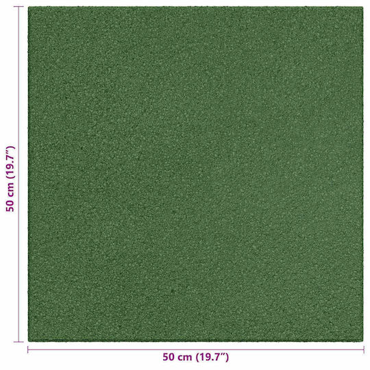 vidaXL Πλακάκι για Δάπεδο Κήπου από Καουτσούκ 50x50εκ. 6τμχ