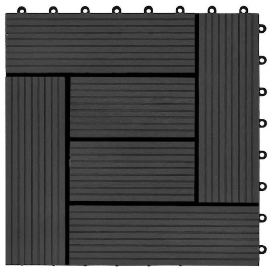 vidaXL Decking Board for Garden Flooring from WPC 30x30cm 22 Pieces