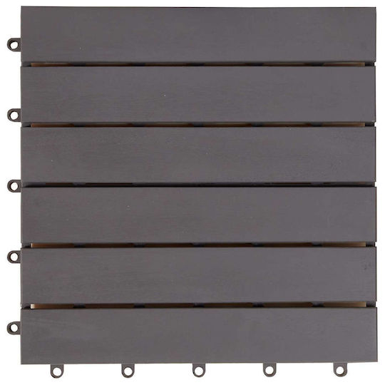 vidaXL Wooden Garden Flooring Tile 30x30cm 20 Pieces