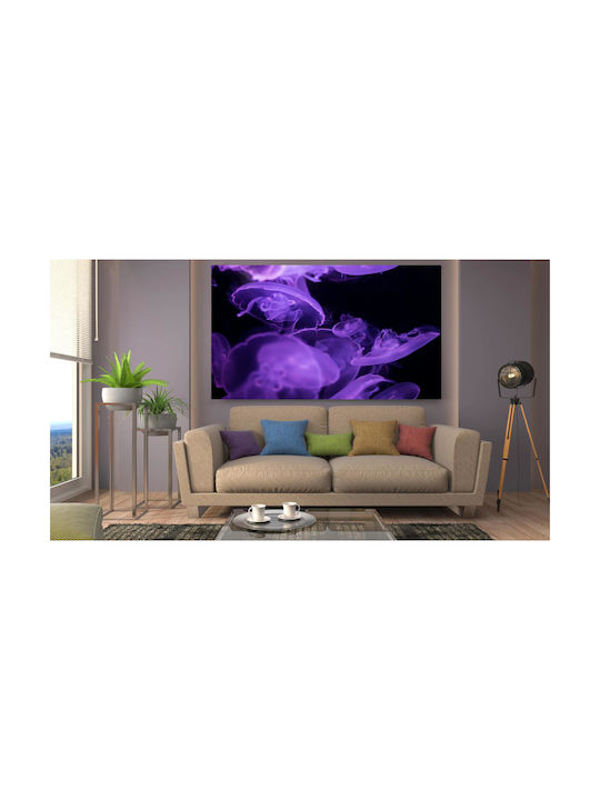 Панел Purple Jellyfish В Морето Модри Медузи В Морето 100x70