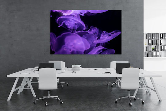 Painting Purple Jellyfish In Sea Purple Jellyfish In The Sea 100x70