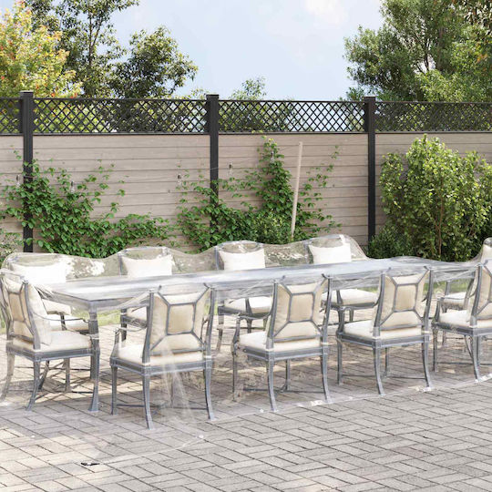 vidaXL Wasserdichter Planen 350gr/m² 7x5m Schwerer Typ Transparent