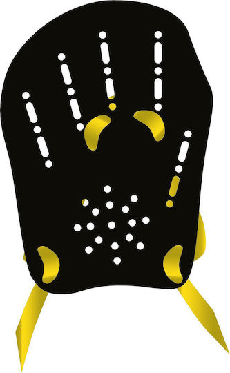 Cressi Aqua Energy Pro Swim Paddles Black Yellow