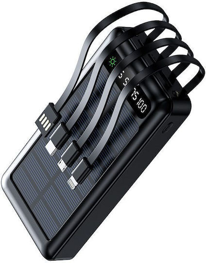Setty SLR-120 Solar Power Bank 20000mAh Black