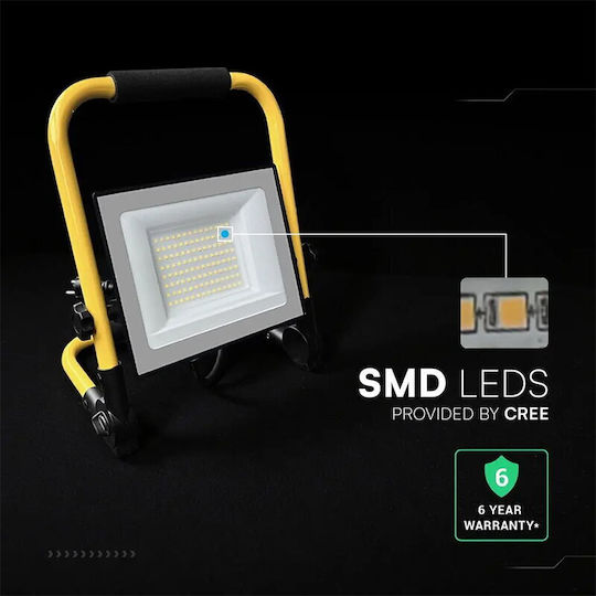 V-TAC Proiector de Lucru LED IP65 cu Luminozitate de până la 5000lm 10 bucăți