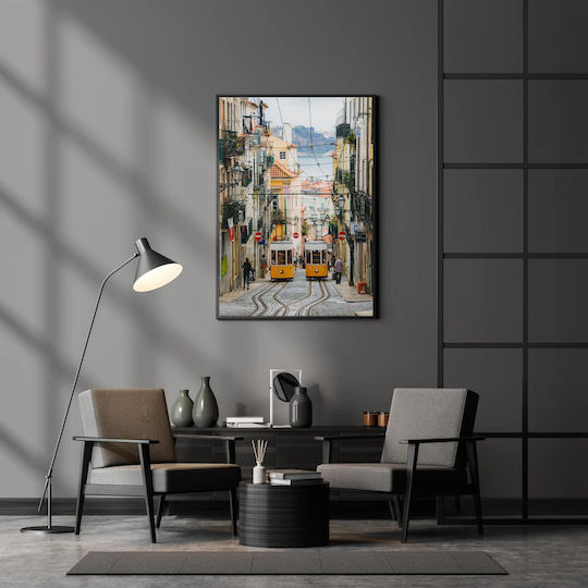Painting Street Cars In A Cityscape Cars On The Road An Urban Landscape 40x65