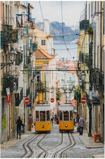 Painting Street Cars In A Cityscape Cars On The Road An Urban Landscape 40x65