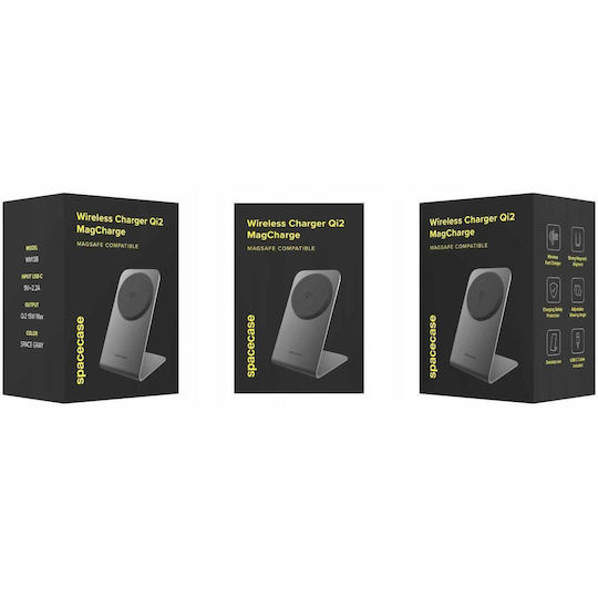 Spacecase Qi2 Wireless Charger 15W Gray (WM13B)