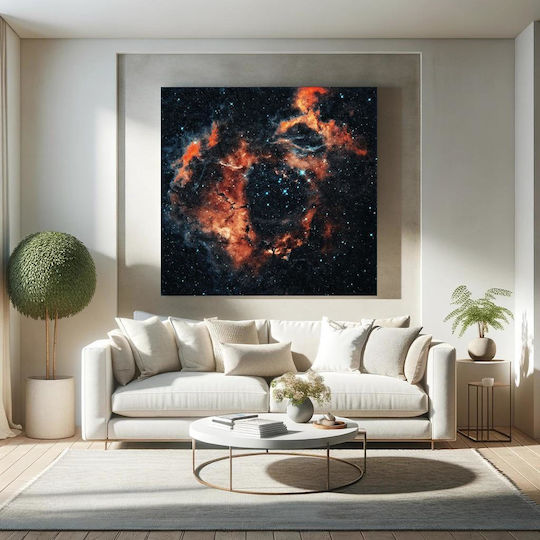 iLovePrints Gemälde Nebula In Space Νeφλώμα Στο Διάστημα 140x140