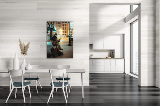Painting Street Musician At Night Street Musician At Night 80x120