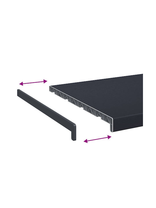vidaXL Περβάζι Παράθυρου Ξύλινο Π60xΥ45cm