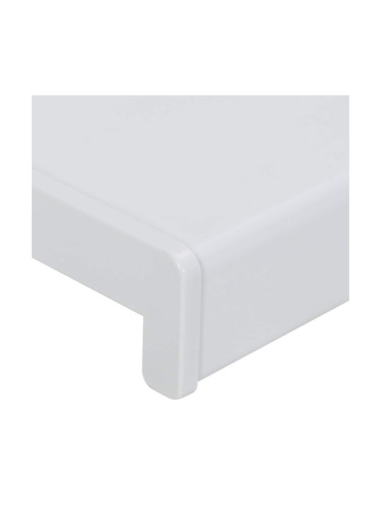 vidaXL Перваз на Прозорец PVC Ш120xВ25cm