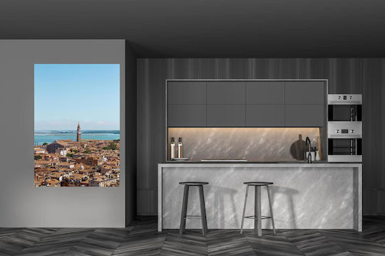 Πίνακας Cityscape Tower Sea Αστικό Τοπίο Πύργο Θάλασσα 70x100