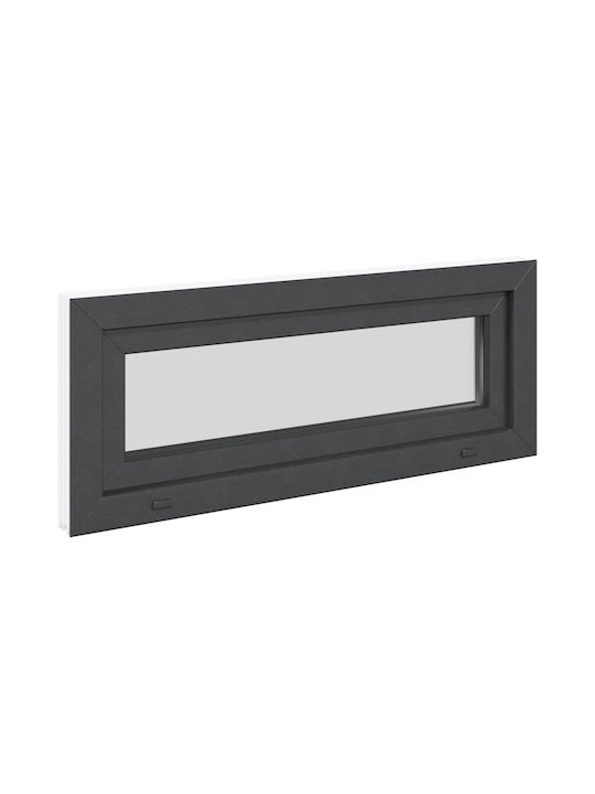 vidaXL Ανοιγόμενο Παράθυρο PVC Π110xΥ40cm