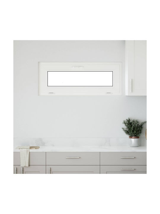 vidaXL Ανοιγόμενο Παράθυρο PVC Π100xΥ40cm vidaXL Ανοιγόμενο Παράθυρο PVC Π100xΥ40cm