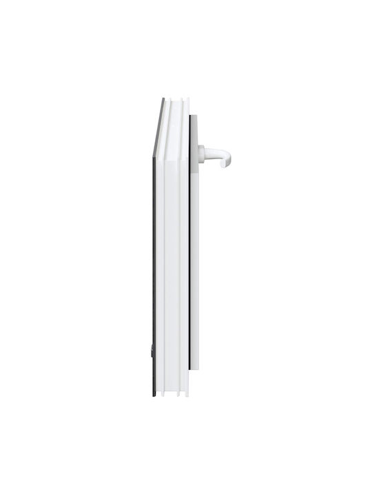 vidaXL Hinged PVC Window W80xH40cm