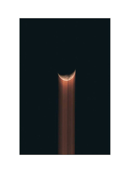 Painting Moonset In Space Moon In Space 70x100