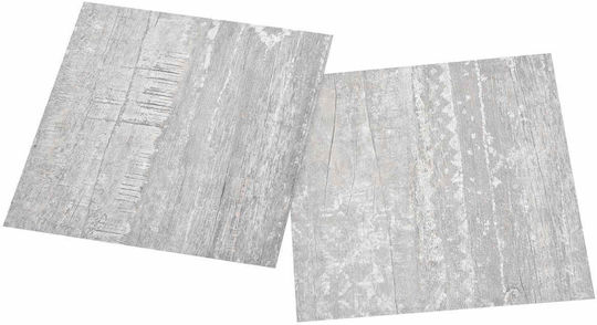 vidaXL Set Plastic Floor PVC with 20 Tiles L30.5xW30.5cm Gray