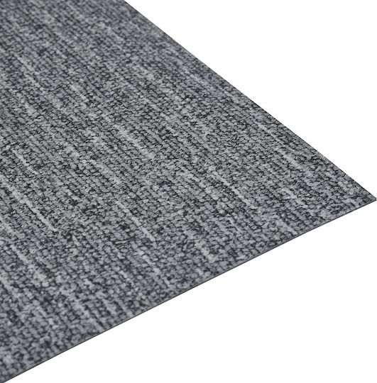 vidaXL Σετ Πλαστικό Δάπεδο PVC με 20 Πλακάκια Μ30.5xΠ30.5εκ. Γκρι