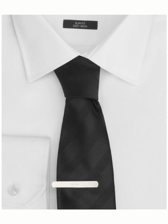 Boss Silver Tie Clip Bronze