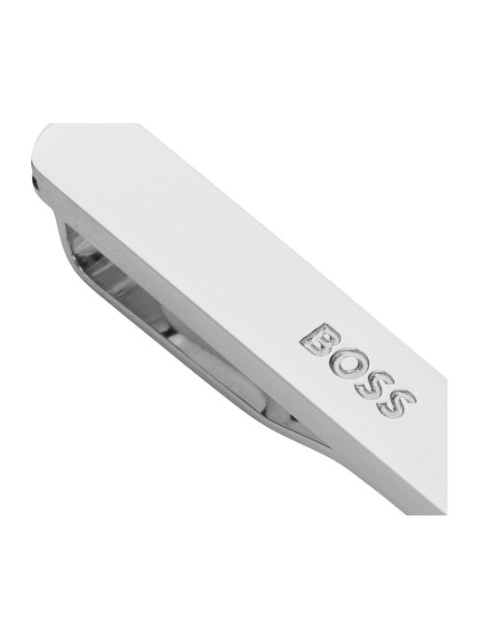 Boss Silver Tie Clip Bronze