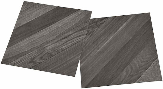 vidaXL Set Plastic Floor PVC with 20 Tiles L30.5xW30.5cm Gray
