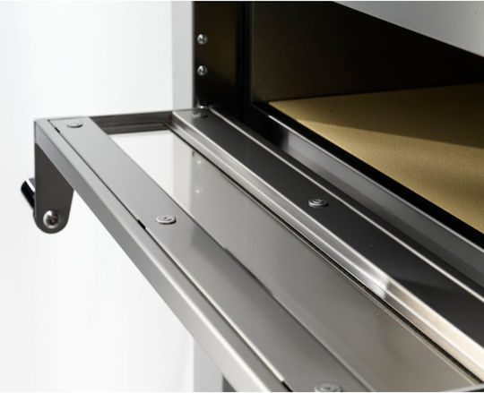 Cuppone Tiziano TZ 430/2M Ηλεκτρικός Φούρνος Πίτσας με Πυρότουβλα 9.2kW 90x76x69cm
