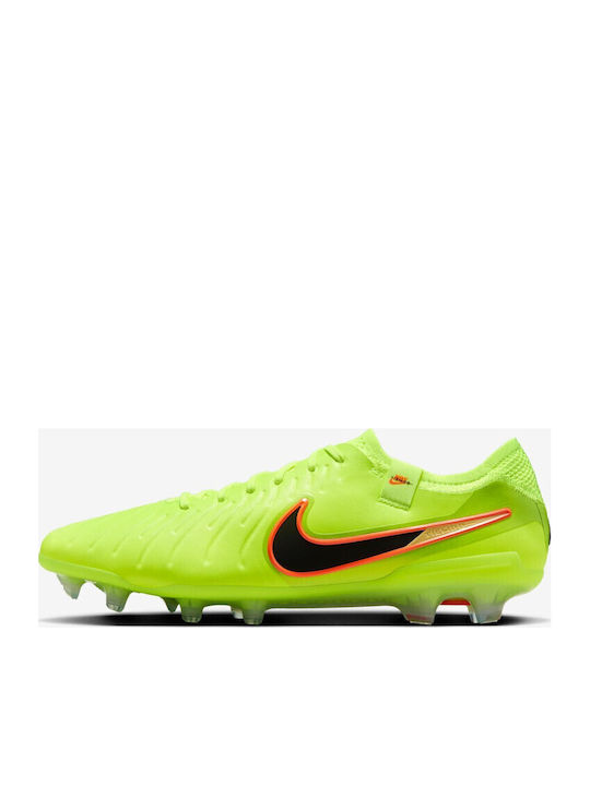 Nike Tiempo Legend 10 Elite Football Shoes with Cleats Green