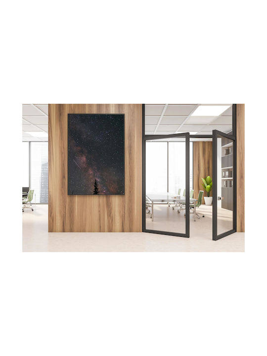 Πίνακας Night Sky Stars Tree Νυχτερινός Ουρανός Αστέρια Δέντρα 70x100