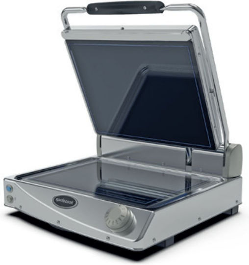 Spidocook SP015P Commercial Sandwich Maker with Ceramic Flat Top and Flat Bottom 3000W