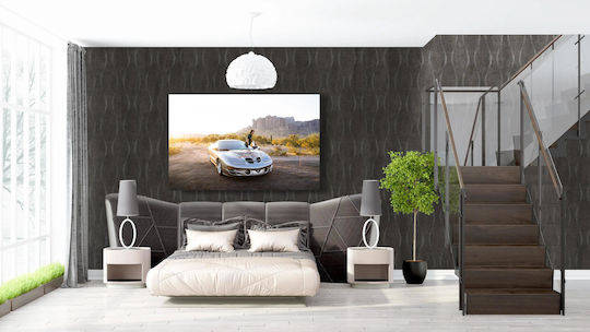 Man With Sports Car At Sunset In Desert Άνδρας Με Σπορ Αυτοκίνητο Στο Ηλιοβασίλεμα Στην Έρημο