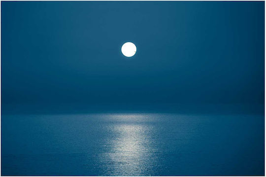 iLovePrints Moonlit Sea Gemälde mit LED-Beleuchtung 170x115