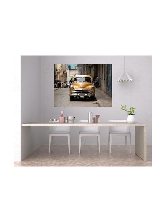 Панел Classic Car На Винтидж Улица Класическа Кола Винтидж Улица 90x60