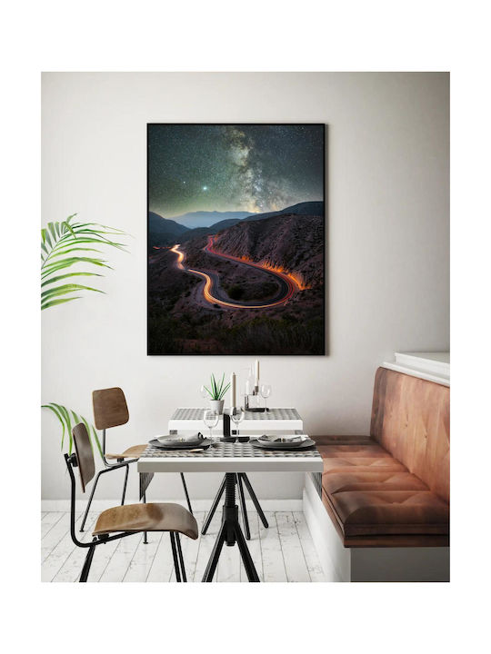 Панел Winding Road Under Stars Път С Завои Под Звезди 100x150