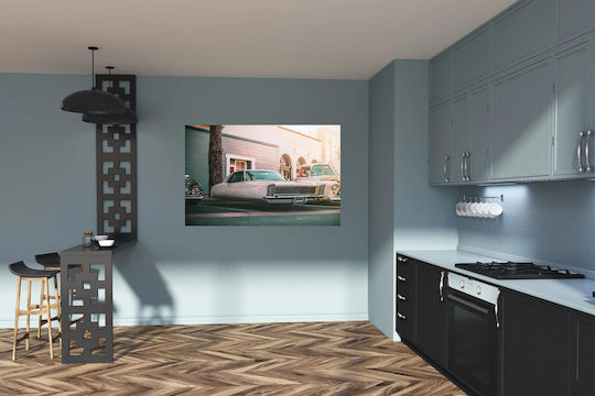 Painting Classic Cars On Display Classic Cars On Screen 65x40