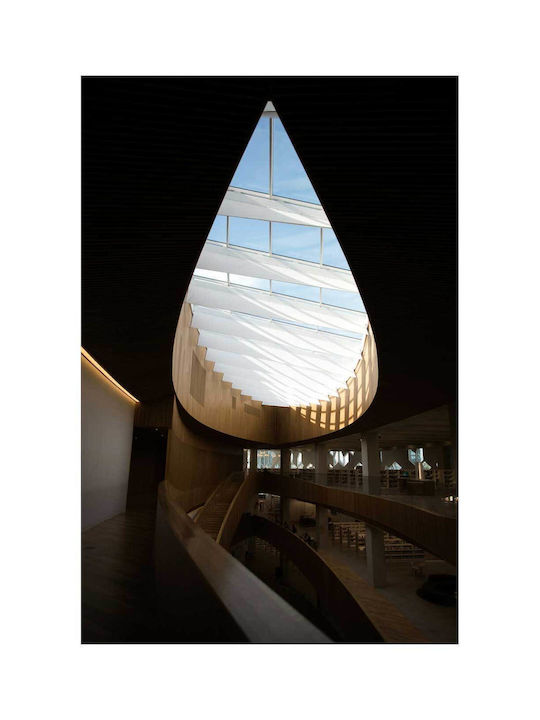 Πίνακας Modern Architectural Space Unique Skylight Μοντέρνος Αρχιτεκτονικός Χώρος Μοναδικό Φεγγίτη 80x120