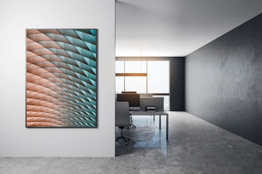 Geometrisches Muster Gemälde Dach Dach Geometrisches Design 70x100