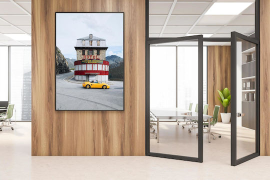 Vintage Hotel Sports Car Painting Vintage Hotel Sports Car 70x100