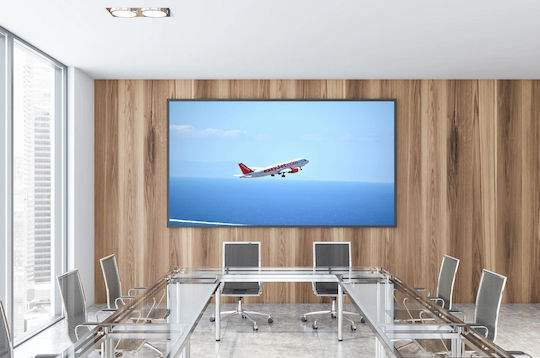 Painting Airplane Taking Off Over Sea Airplane Taking Off Over The Sea 100x70