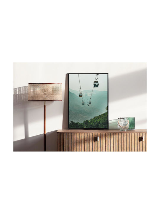 Панел Cable Cars В Мъгливите Планини Телеферик В Мъгливите Планини 40x65